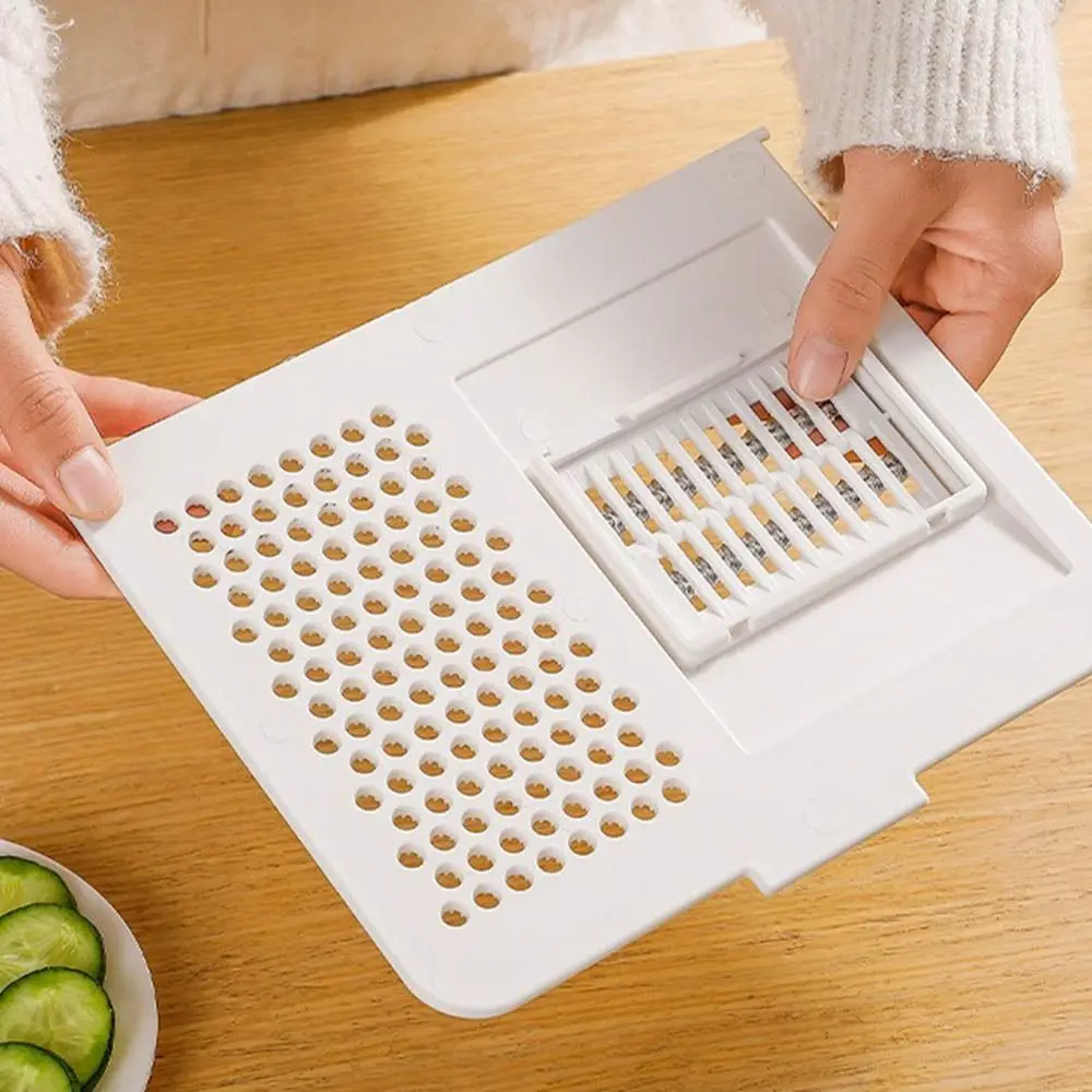 

Versatile Manual Vegetable Slicer Peeler Tool Meal Prep Kitchen Gadget Efficient With Storage Tray Carrot Shredder