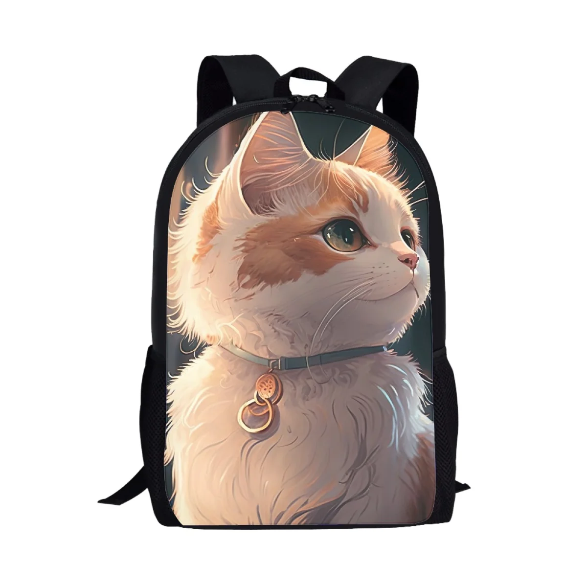 

Cute Cat Print School Bags For University Student Girls Fashion Classic Teenagers Backpack Chilren Bookbag Travel Rucksack Gift