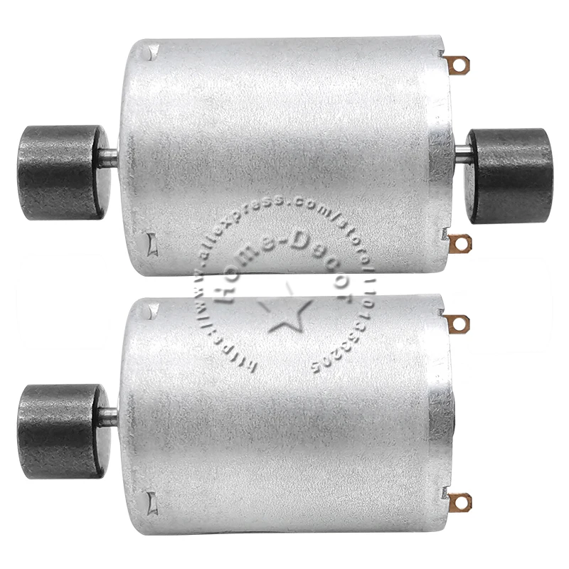 1pcs Double Vibration Motor 3000rpm 6000rpm 8500rpm DC6V 12V 24V R370 Dual Vibrator Eccentric Round Head Vibrating Massager Toy