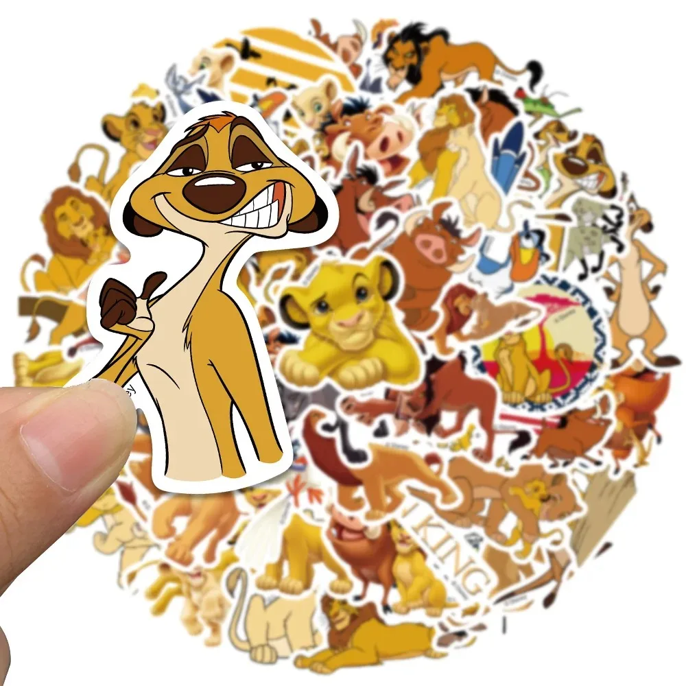 10/30/50pcs Disney The Lion King Simba Stickers Cartoon Graffiti Decals For Kids Laptop Luggage Scrapbook Waterproof PVC Sticker