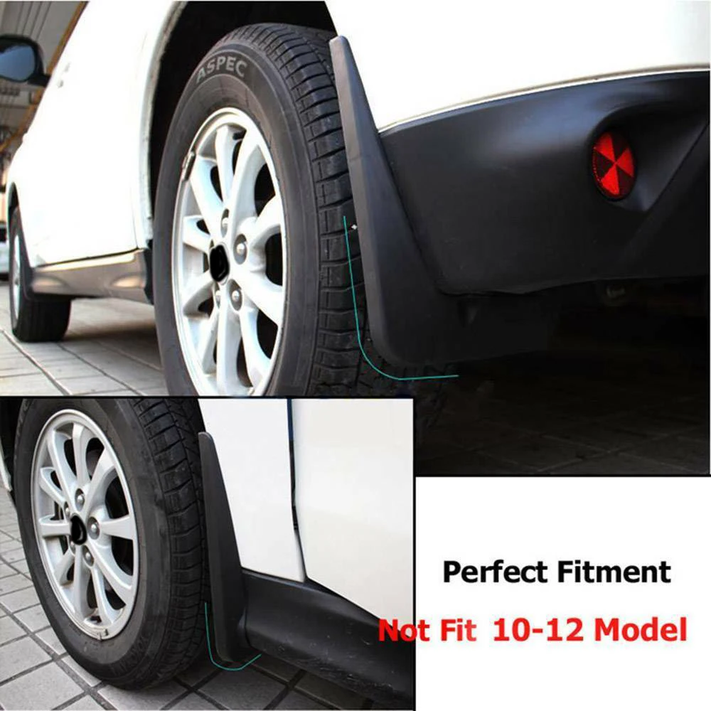 4Pcs Car Mud Flaps Mudguard Fenders for Mitsubishi ASX Outlander Sport 2013-2015