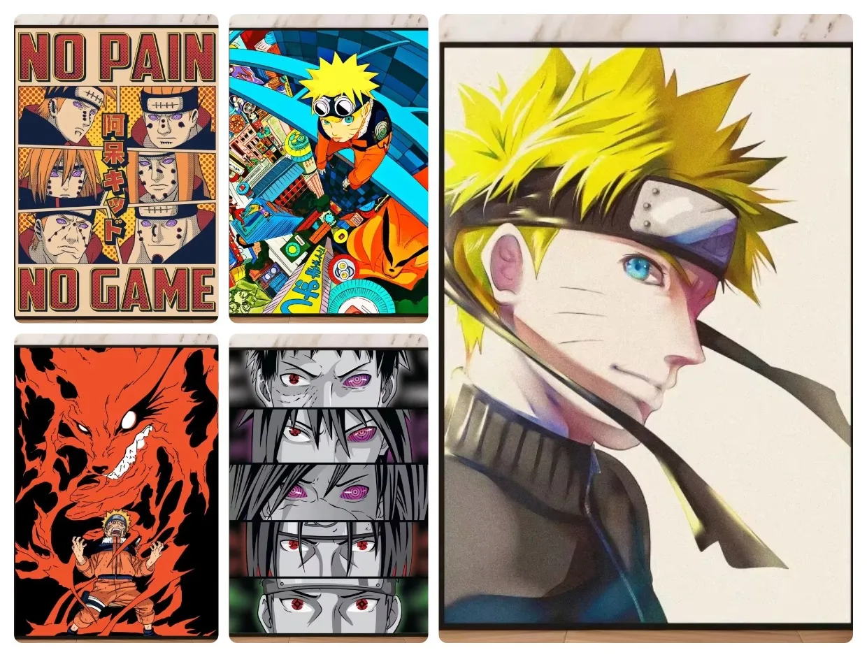 Naruto Anime Characters Jigsaw Puzzles 500/1000/1200/2000PCS Wall Decor for Living Room Perfect Gift No Frame