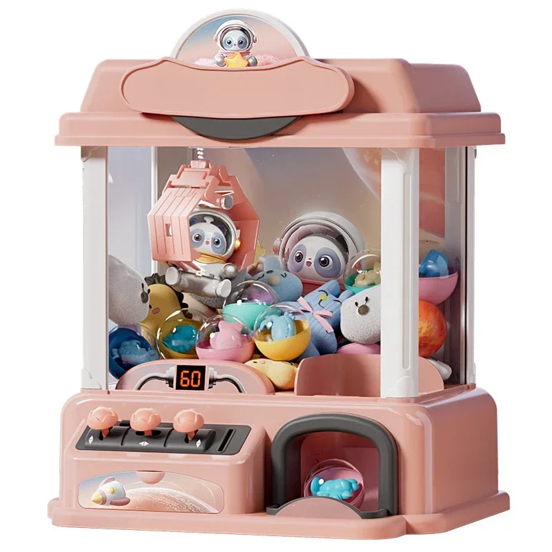 Nieuwe kinderen Klauw Machine Kleine Huishoudelijke Muntautomaat Gaming Apparatuur Pinch Doll Twisted Game Machine Speelgoed Verjaardagscadeau