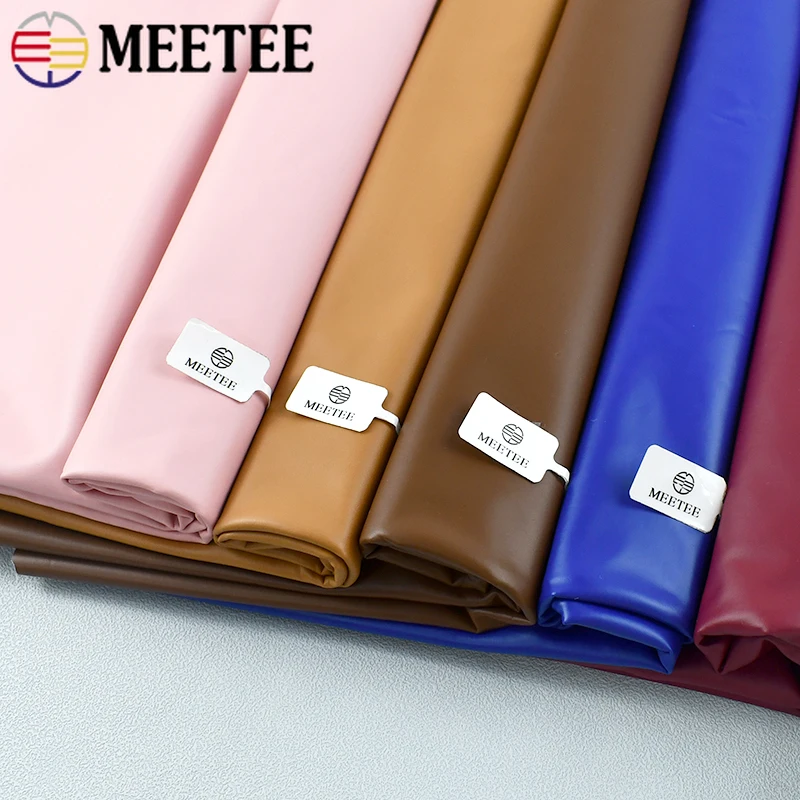 

50*145cm Matte Four-Way Stretch Fabric PU Leather Fabrics for Pants Jacket Dress Cloth Sofa Upholstery DIY Sewing Craft Material