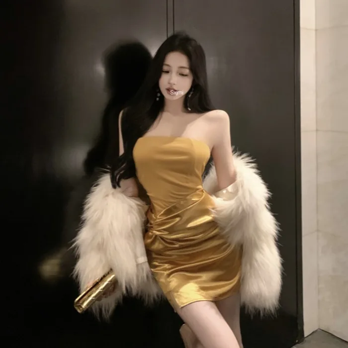 Ele Satin noeud épissure minceur enveloppement autour moulante Dr taille haute ort jupe fermeture éclair Ba fermeture No Sve H ape