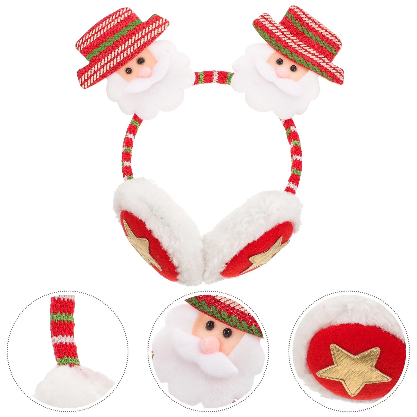 عيد الميلاد غطاء للأذنين عقال للنساء الشتاء الأذن دفئا الجلد ودية المشي لمسافات طويلة في الهواء الطلق التخييم هدية #1