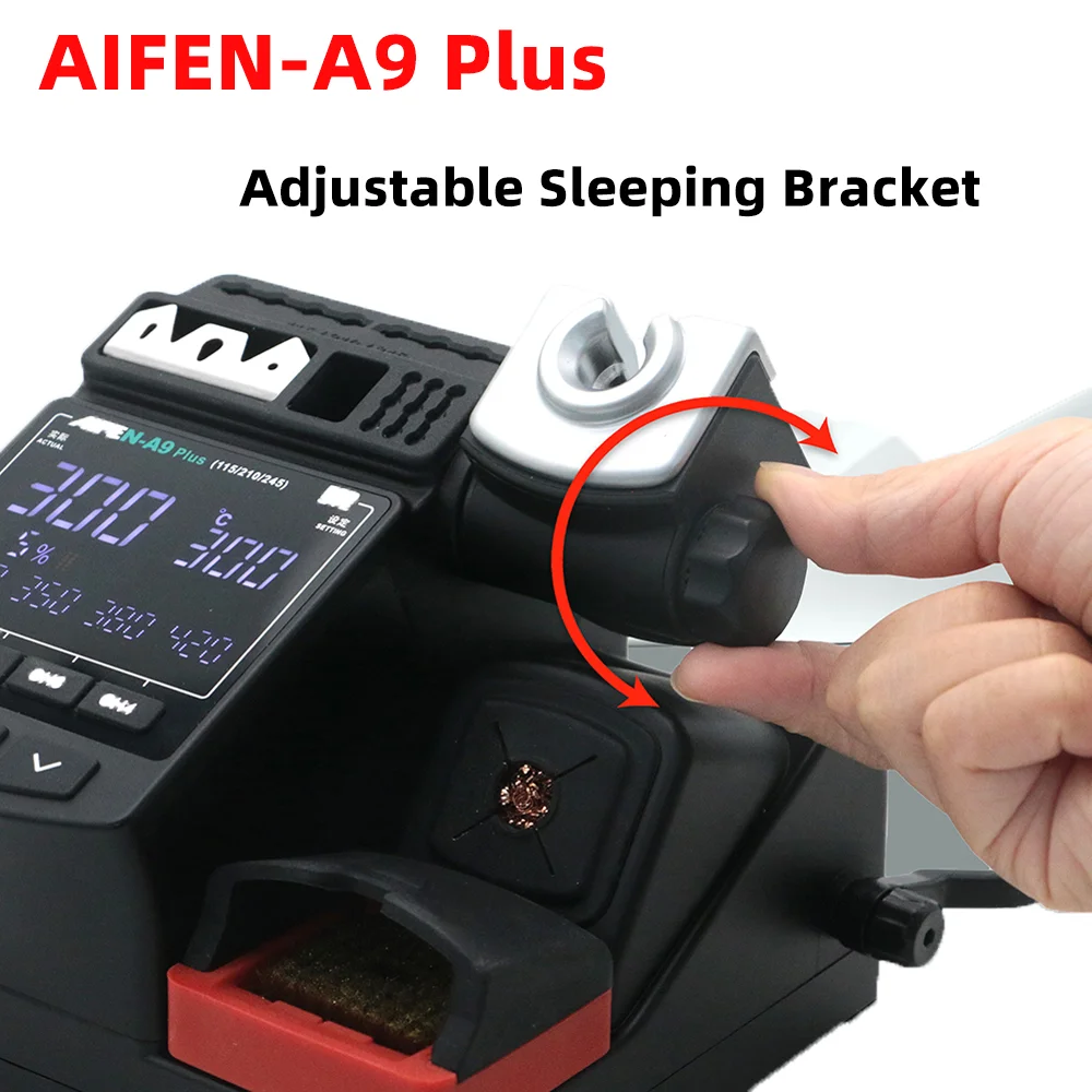 AIFEN A9 Plus Soldering Station Compatible Soldering Iron Tip 210/245/115 Handle Control Temperature Welding Rework Station