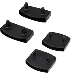 10/20pcs Black Plastic Replacement Bed Slat Plastic Center/End Caps Holder for Holding Securing Furniture Frames