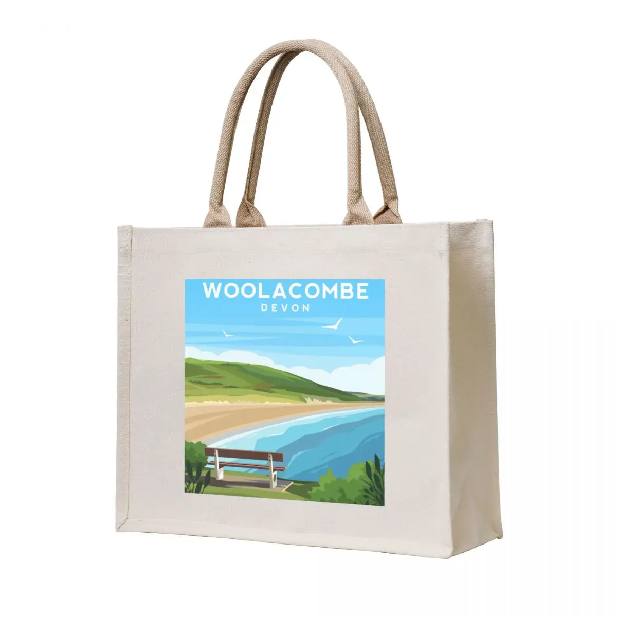 

Woolacombe Beach, Devon England Tote Bag personalized tote bag bag luxury women hand ladies