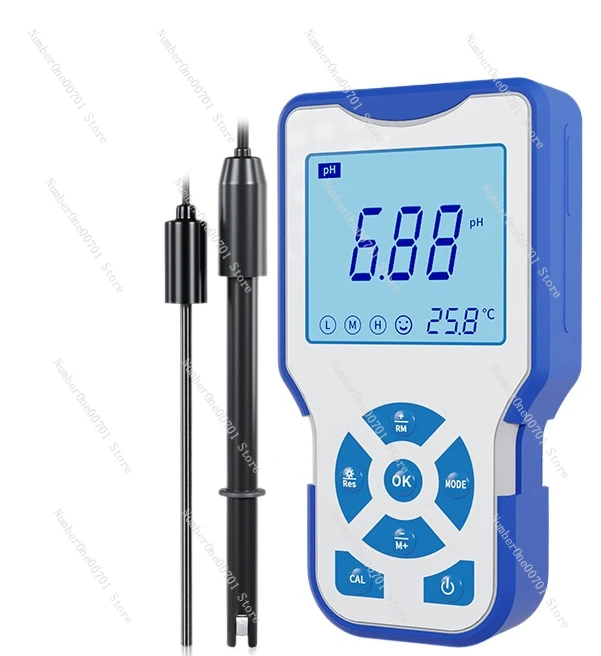 Portable digital pH meter Laboratory acidity meter Handheld water quality sewage pH value pH tester Sensor