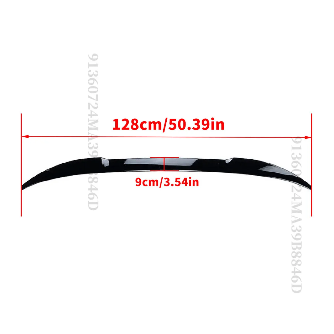 Rear Trunk Spoiler Wing Tail Racing Deflector Splitter Airfoil Styling Air Tuning Decoration Boot Lip For BMW X4 G02 2019+ Trim