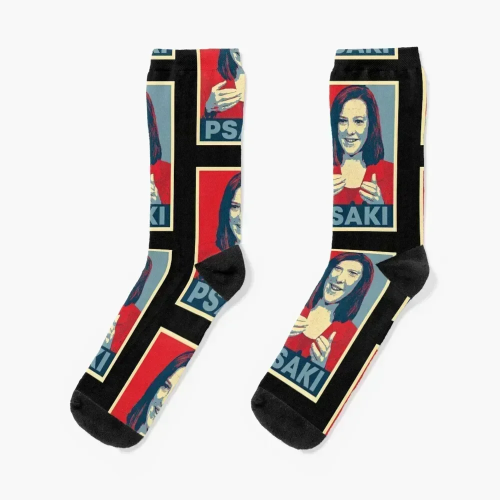 

Jen Psaki Socks Christmas Antiskid soccer Sports Designer Man Socks Women's