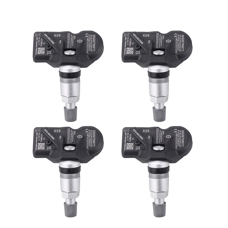 4 pcs/lot 433MHZ For BMW 5 6 7 X1 X3 X4 36106798872 36106874830 36106890964 TPMS Tire Pressure Monitoring System Car TPMS Sensor