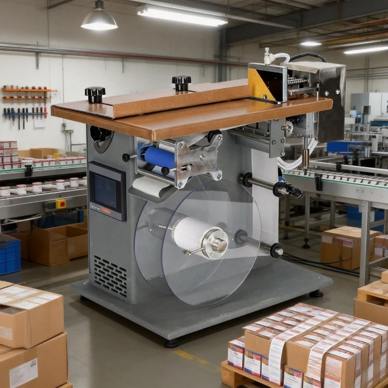 Bottle Labeling Machine Printing Equipment Industrial Machines Lettering Label Labelling Device Etichettatrice Per Bottiglie