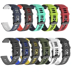 Watchband 20mm & 22mm Silicone Strap For Galaxy Watch, Gear S3 Frontier, Amazfit GTR 47mm/Gtr 3/Gtr 3 Pro/GTR 2-2e Watchbands