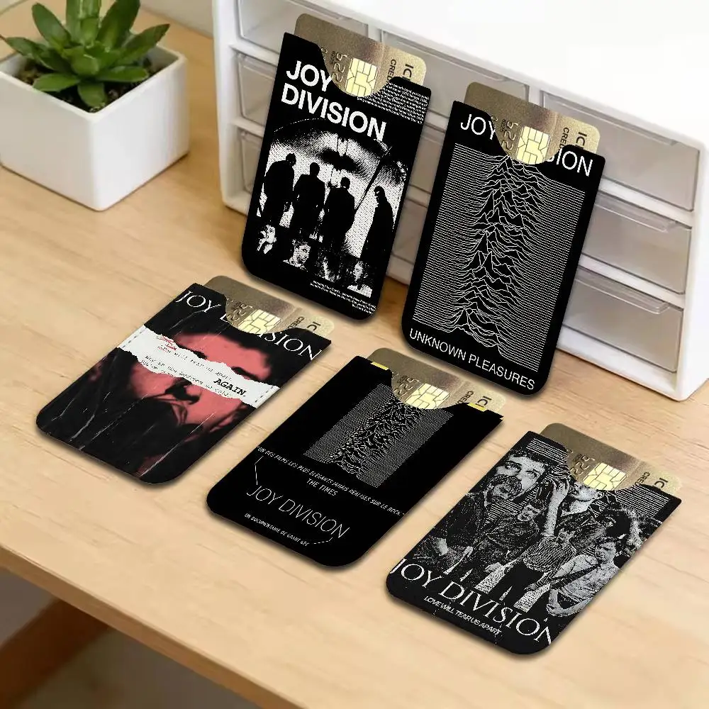 Punk Band J-Joy D-Division New Leather Card Small Retro Cowhide Coin Purse Men/Women Luxury Card Holder