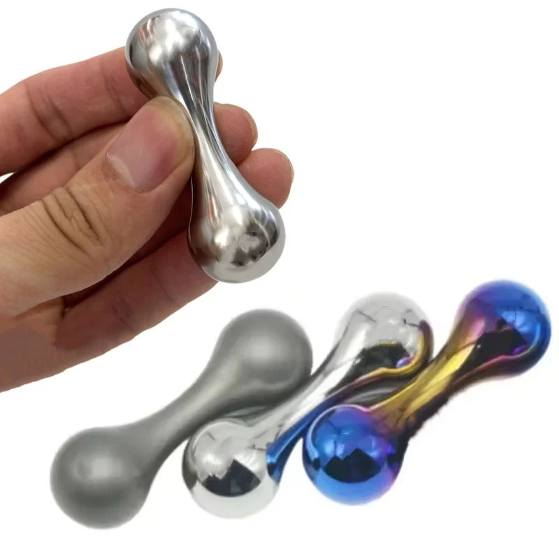 Brinquedo Antiestresse Adulto Spinner de Liga de Titânio Engraçado, Brinquedos de Metal para Girar com os Dedos, Gadgets Rotativos para Mesa