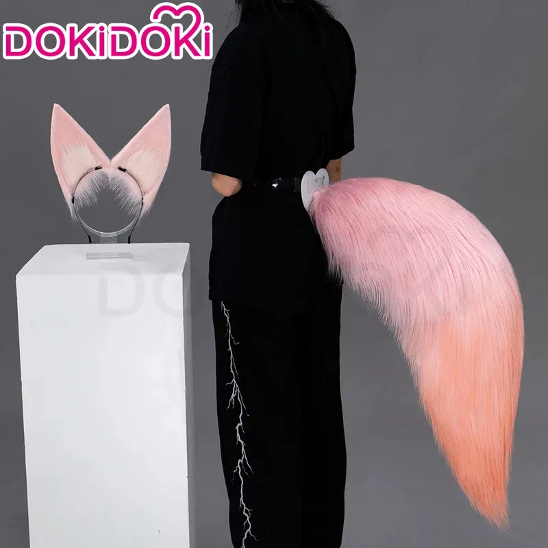 LQIN LAGER Jiaoqiu Tingyun Fugue Schwanz Ohren Cosplay Requisiten Spiel Honkai: Star Rail Cosplay DokiDoki Nette FoxEars Schwanz Foxian