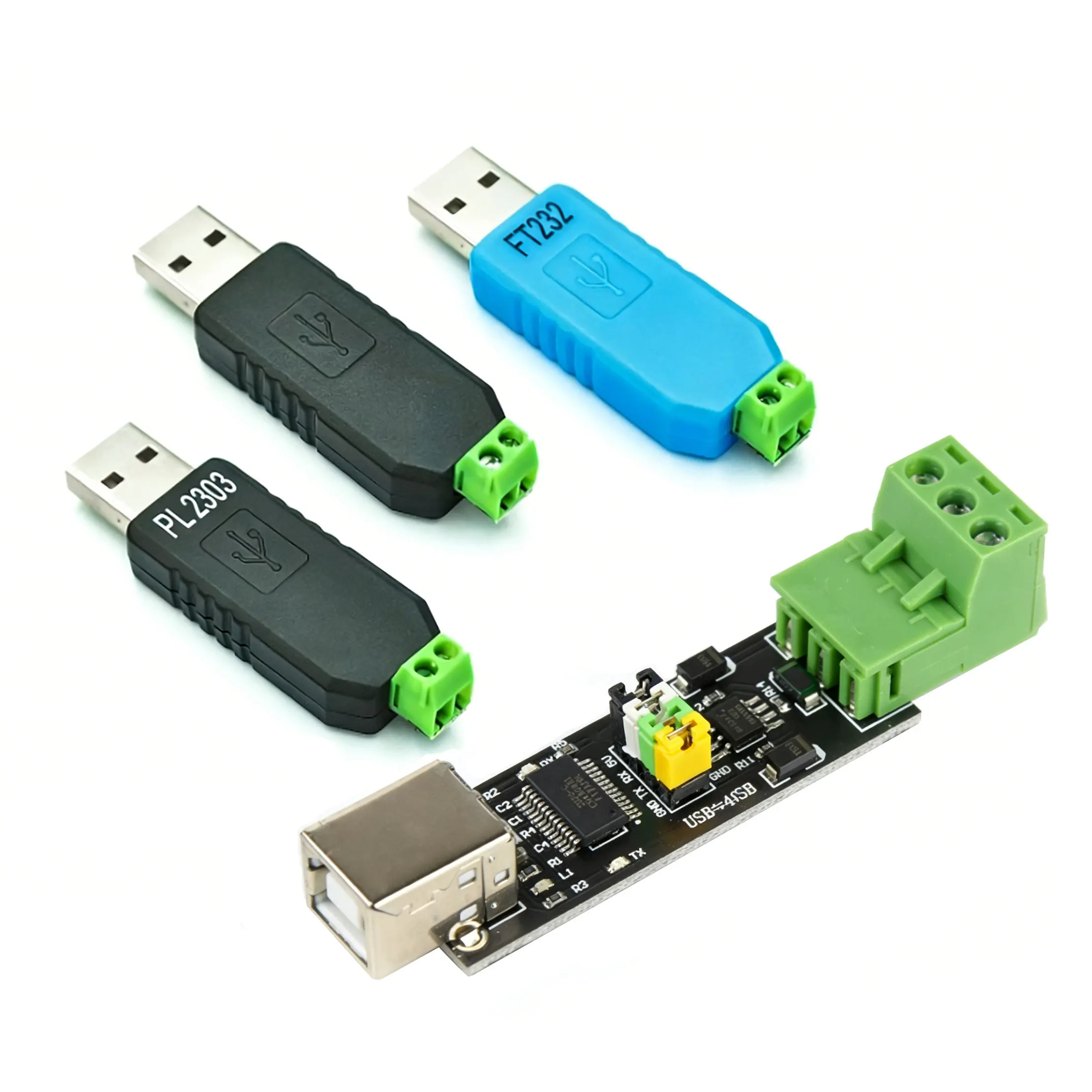 USB 2.0 to TTL RS485 Serial Converter Adapter FTDI Module FT232RL Double Function Protection TTL Turn RS - 485 MAX485 RS485