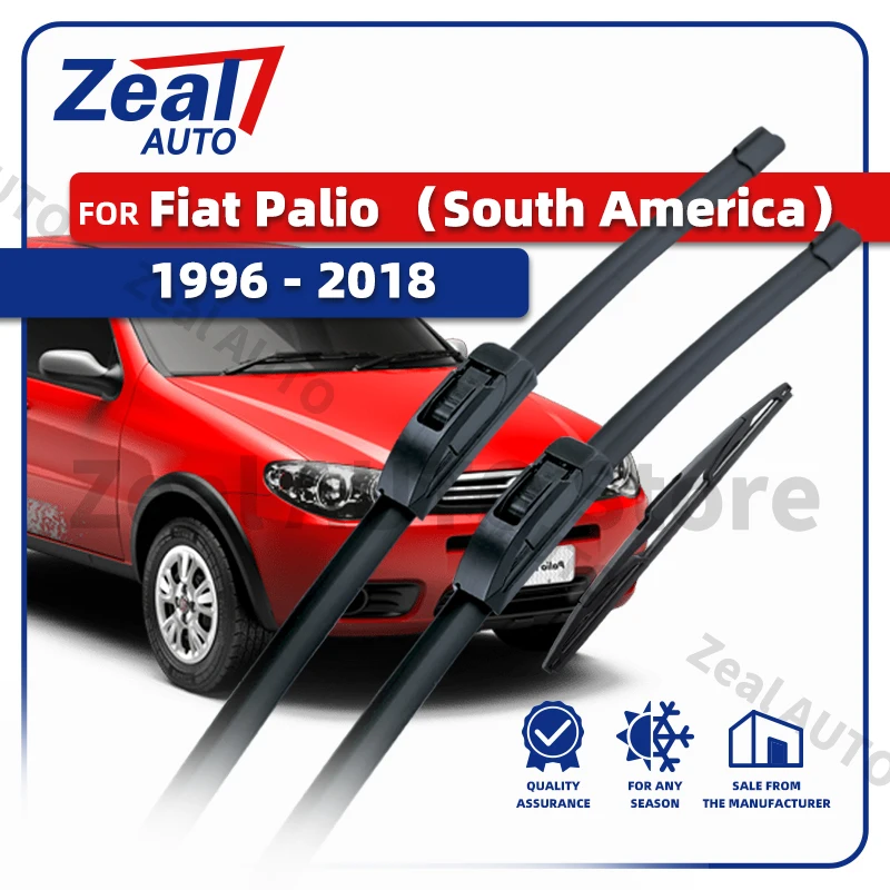 

Передние и задние щетки стеклоочистителя для Fiat Palio Mk1 MK2 (Южная Америка) 1996-2018, резиновые щетки для лобового стекла, аксессуары