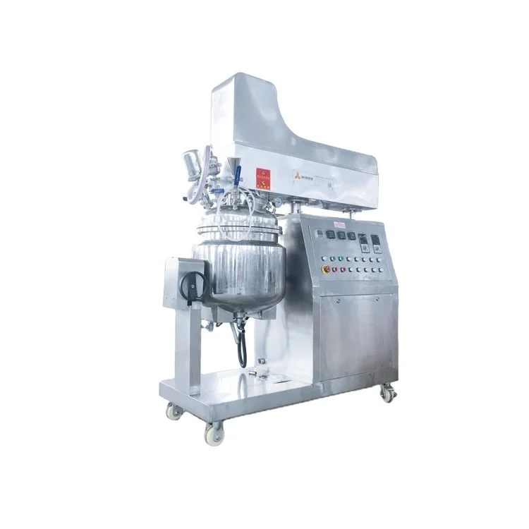 ZJR-50 Stainless Steel Industrial Mixer Vacuum Emulsifier Mixer Cosmetic Making Machine