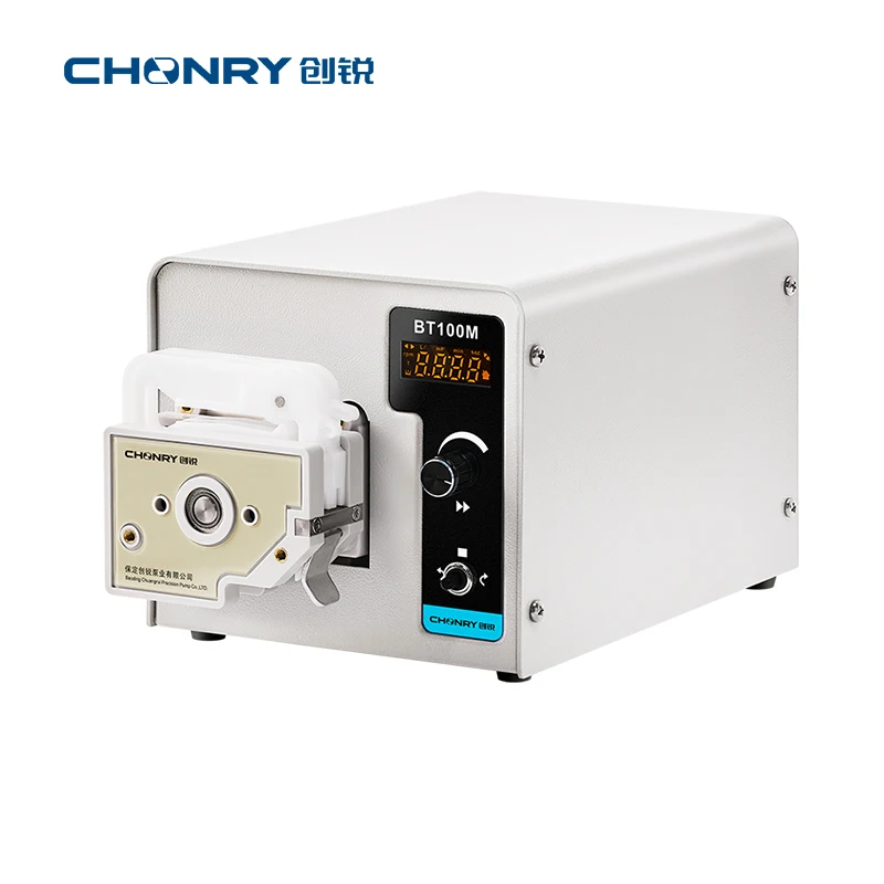 Imagem -03 - Chonry Digital Peristáltico Bomba Precisão Líquida Bomba de Dosagem Laboratório Max Flow Rate 110v 220v 380 ml Min Bt100m