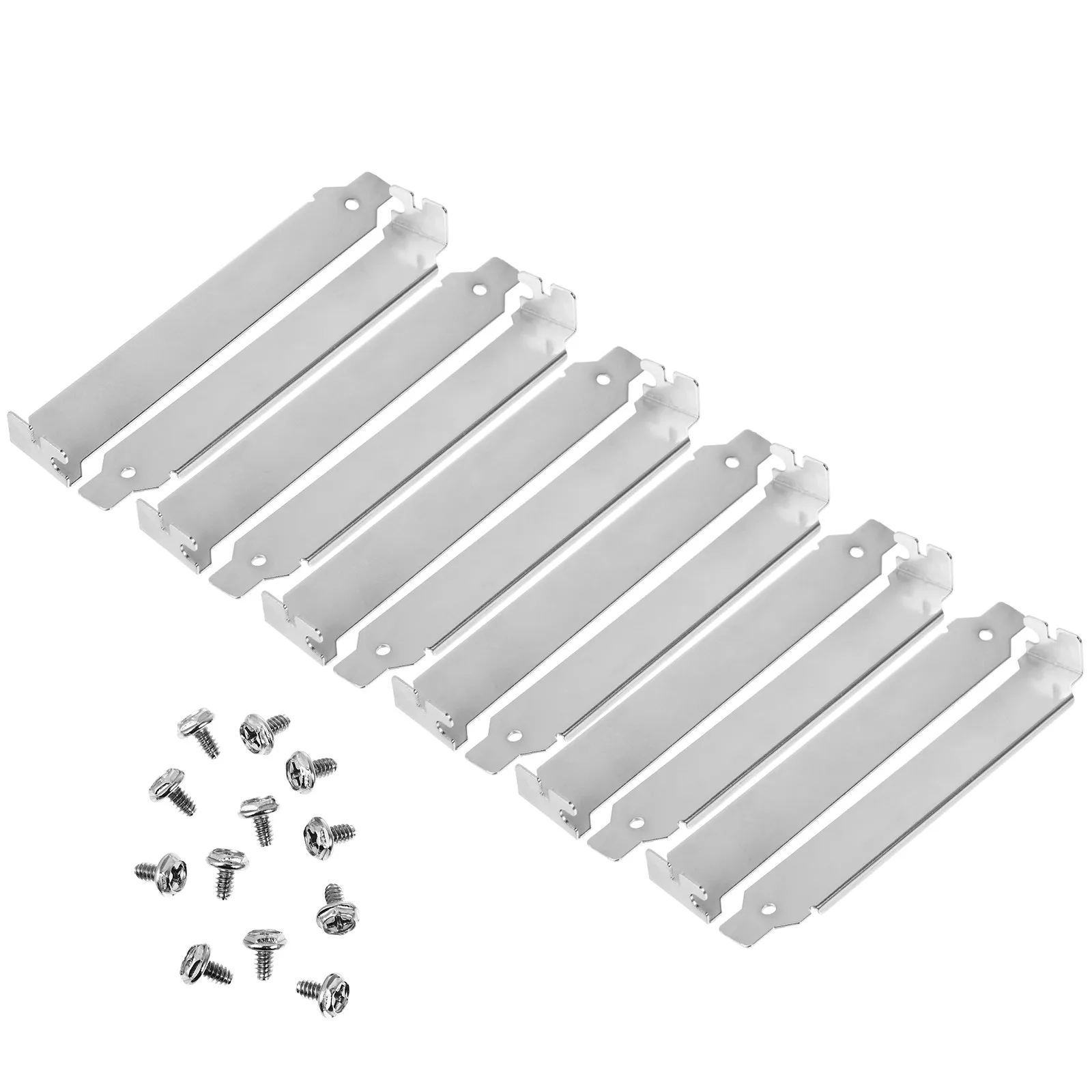 12Pcs Pci Slot Cover High Strength Buckle Design Heat Dissipation Dustproof Expansion Blank Plate Pc Case Pci Slot Cover
