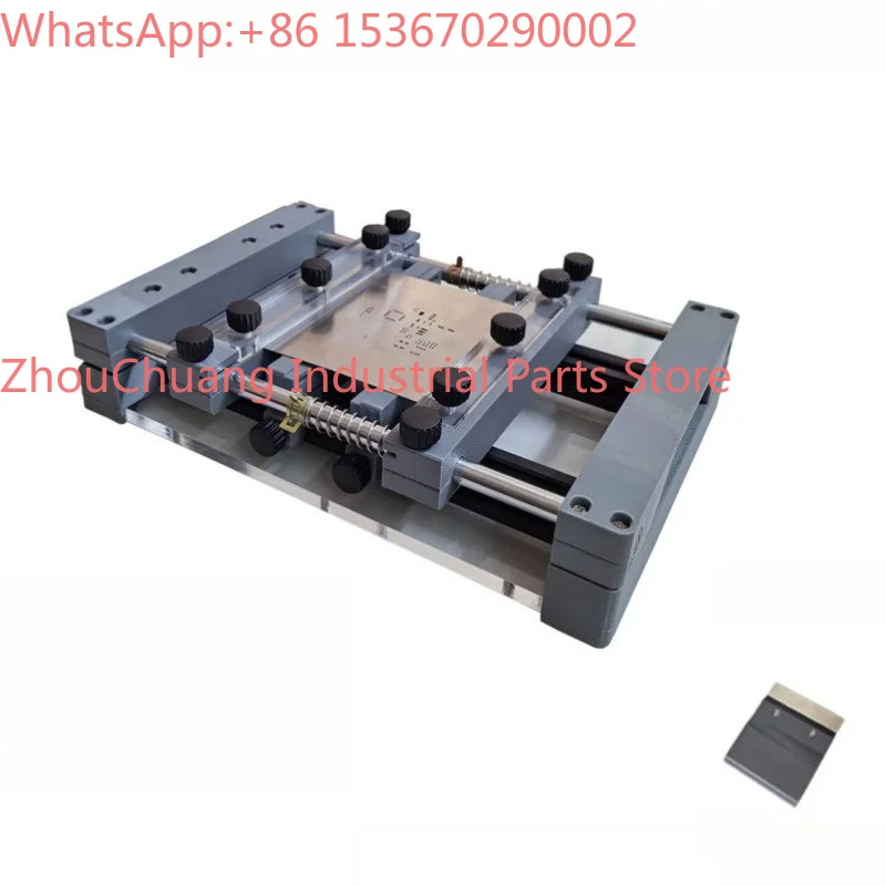 150x150MM Manual PCB Manual Silk Printing Table SMT Screen Printing Machine Precise Alignment of Solder Paste
