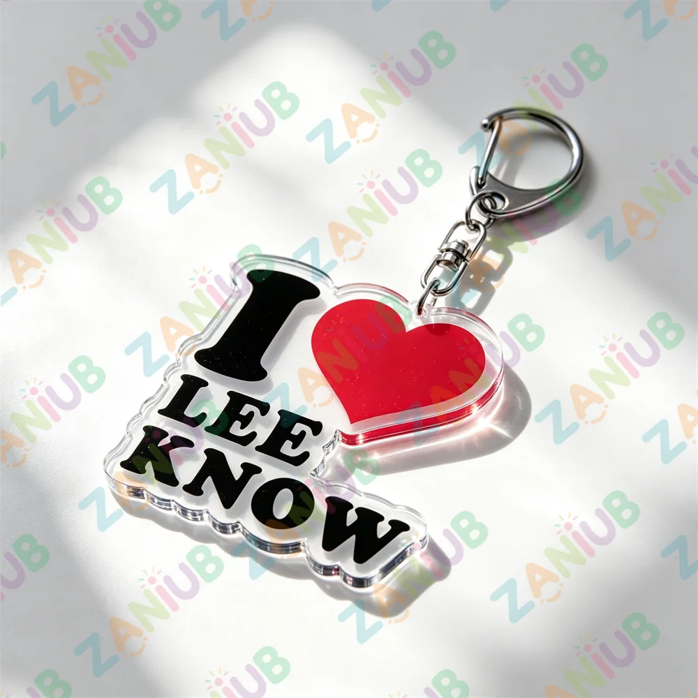 Popular Kpop Fashion Band Text Keychains I Love Name Keyrings Jewelry Key Ring Purse Phone Bag Charm Fans Friends Gifts view 4