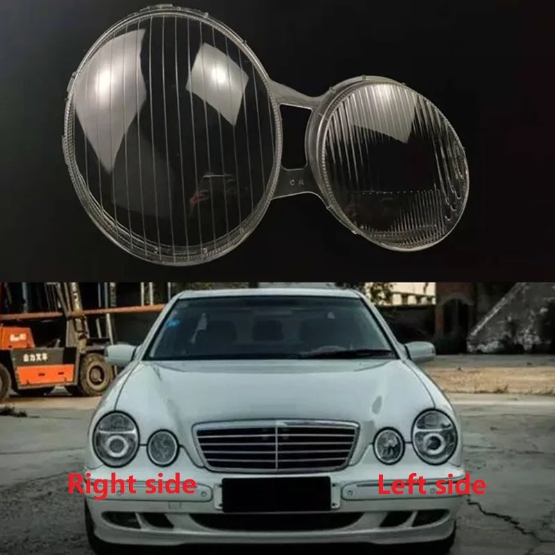 

For 1995-2003 Mercedes-Benz W210 E200 E240 E260 E280 Headlight Cover Transparent Headlamp Shell Lampshade Plexiglass Lens