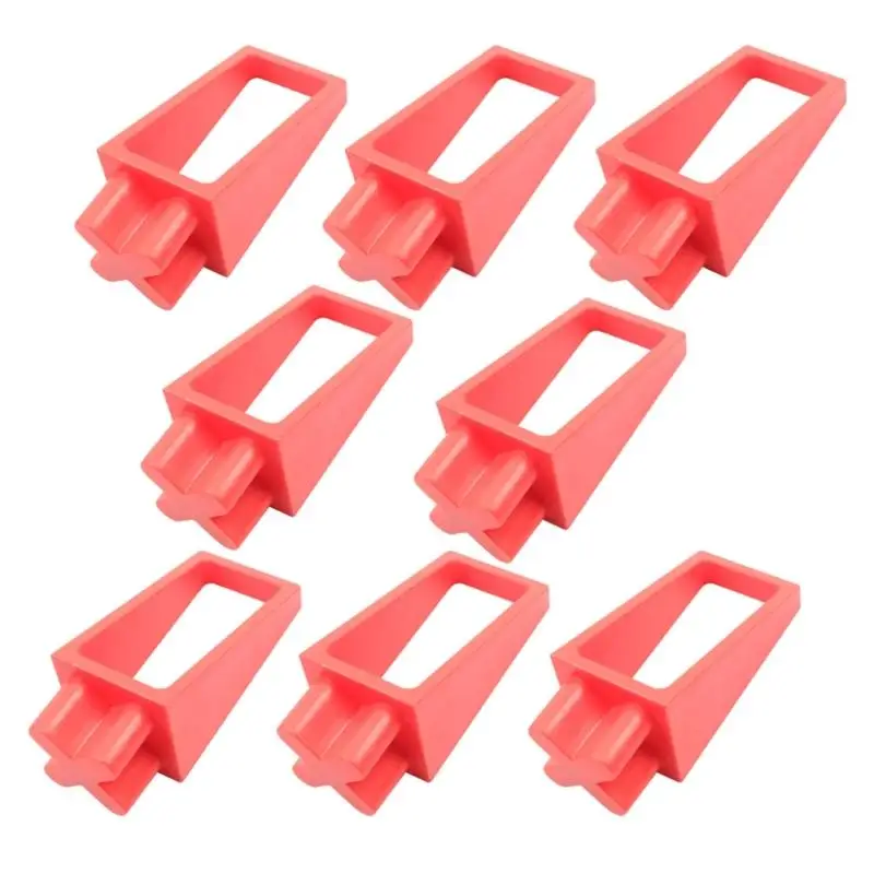 ABS Truck Bed Divider Set, 8 Piece Cargo Blocks for 2 Inch X Slot Pickup Gear  