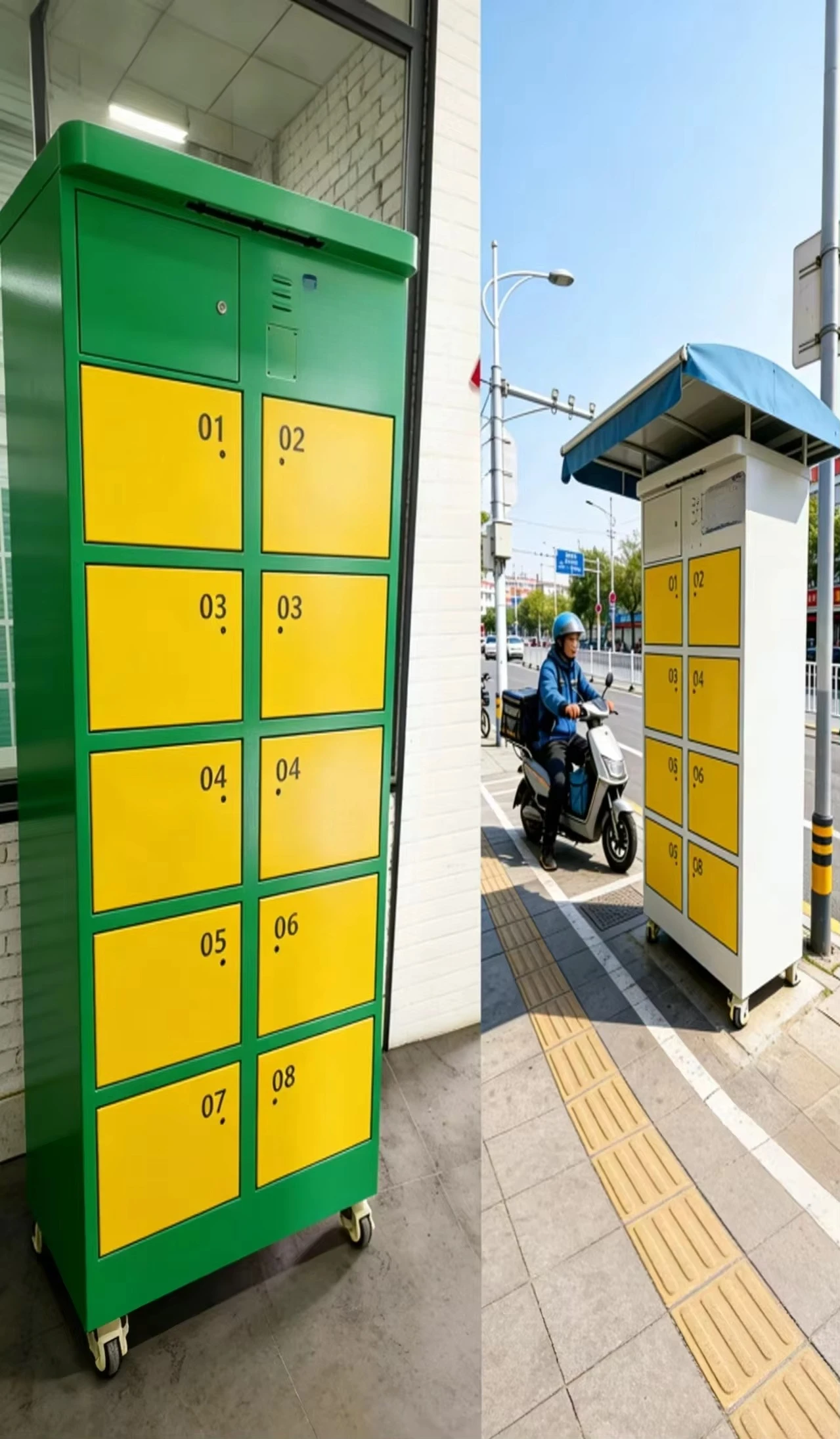 ES-DG8 8-slot PD charging station 800W/1500W fast charging, suitable for electric vehicles, motorcycles