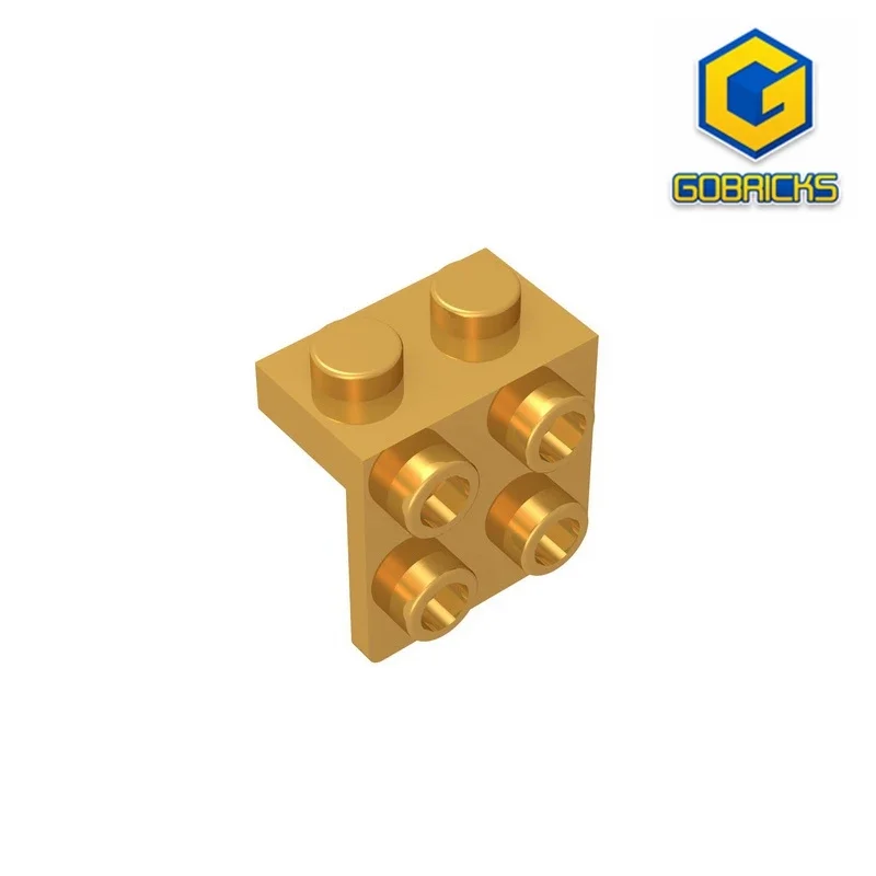 GDS-641 ANGLE PLATE 1X2 / 2X2 compatible with lego 44728 21712 92411 children's DIY Educational Building Blocks