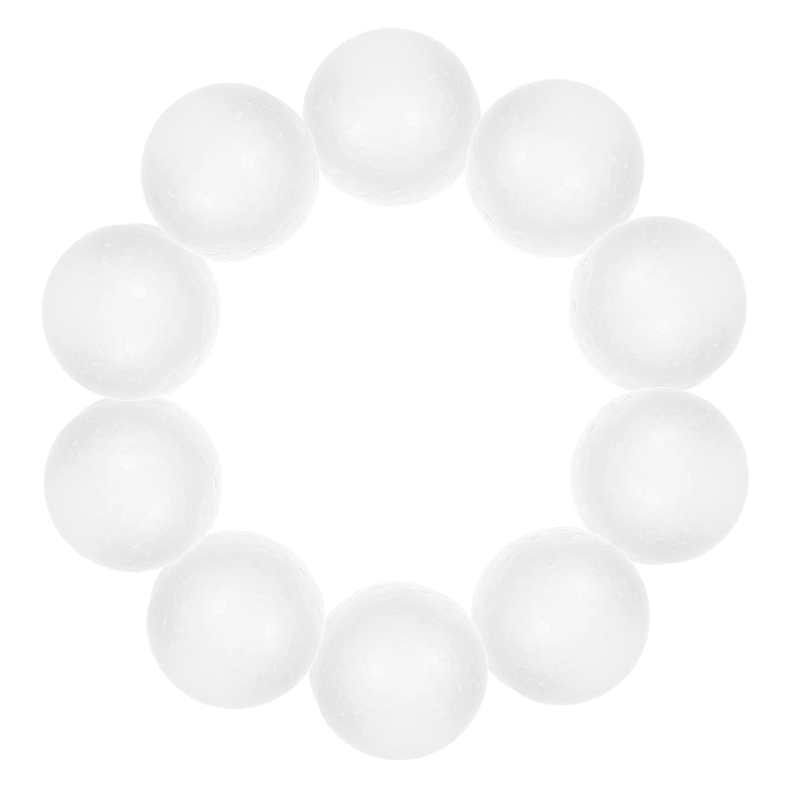 

100Pcs Polystyrene Foam Balls White Solid Round Craft Spheres 4Cm DIY Wedding Christmas Party Decoration Supplies