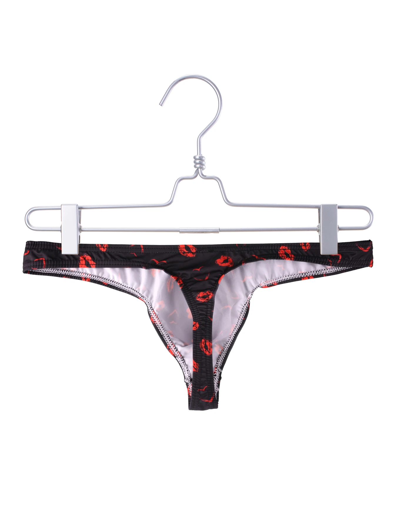 Men\'s underwear, sexy lip print, breathable men\'s thong