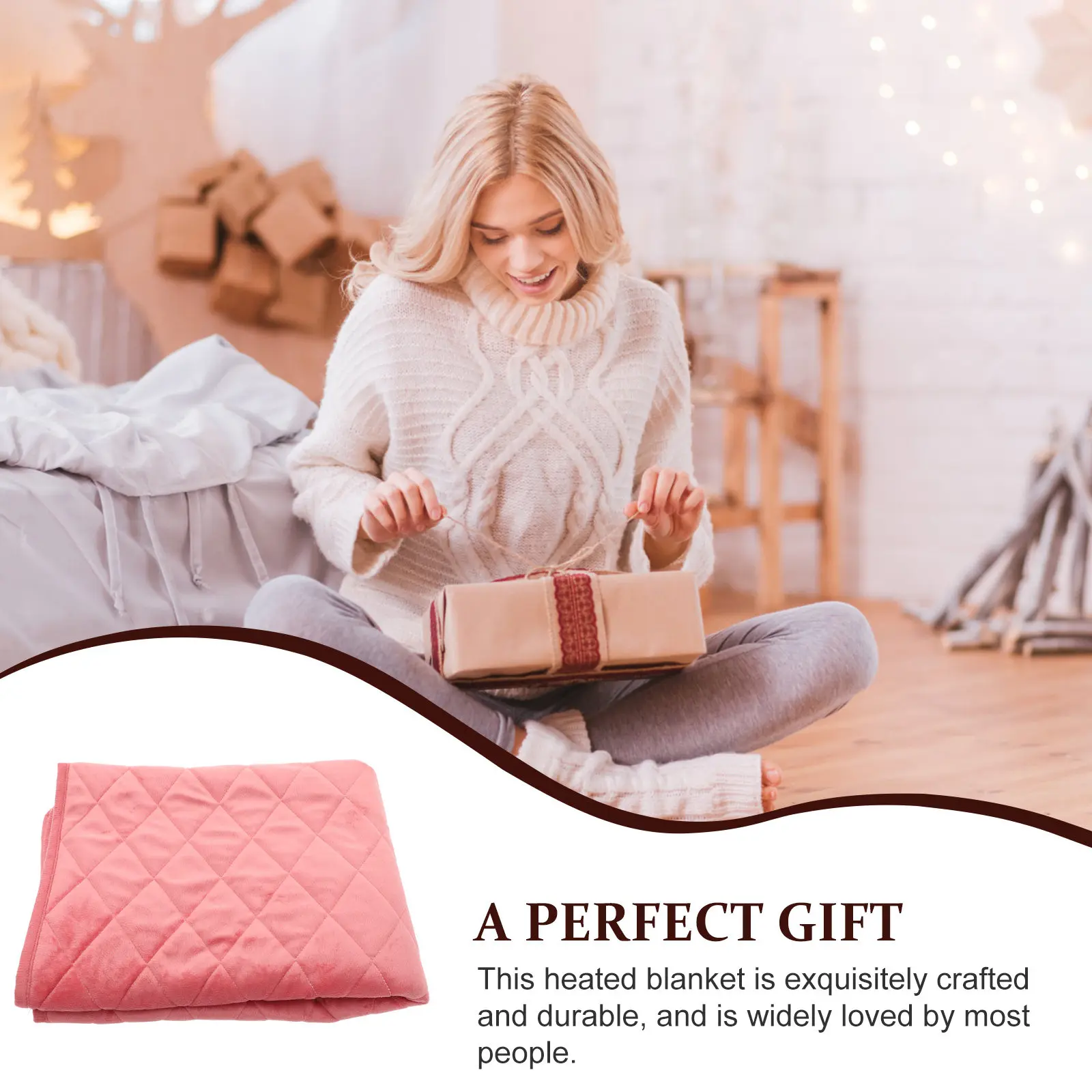 

Теплое электрическое одеяло для спальни, дивана, автодома: легкое, быстронагревающееся, приятное для кожи, термошаль для холодной погоды