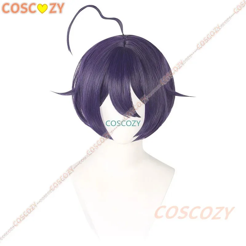 QQ34New Anime 나는 마법 소녀를 칭찬합니다 Hiiragi Utena 코스프레 의상 배틀 드레스 혼 헤드웨어 가발 세트