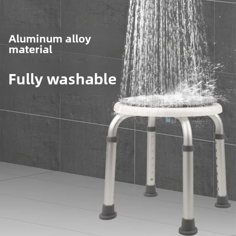 Heavy Duty 360° Rotating Bath Seat Waterproof Non-Slip Shower Stool for Pregnant Women And plus Size Adults up to 500lbs