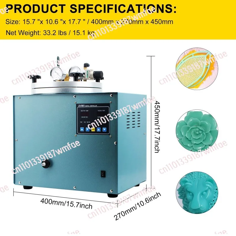 Digital vacuum wax injection machine, automatic jewelry waxing machine