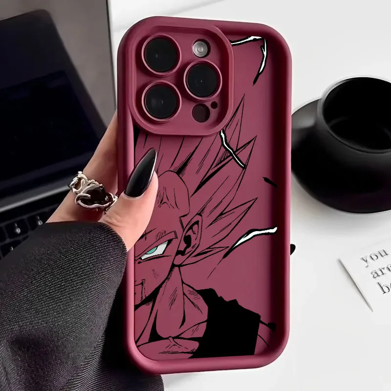 Phone Case for Motorola Moto Edge 70 G86 G56 50 G35 G05 G34 G PLAY G85 60 Neo Pro Ultra 4G 5G Dragons Balls Saiyans Vegeta Anime - view 4