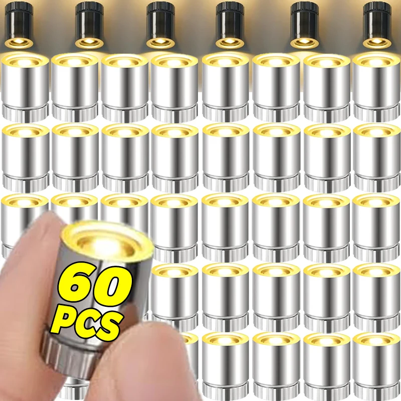 

10/60 шт. мини светодиодные лампочки на батарейках красочные светящиеся огни DIY фонарь воздушный шар украшение ручной работы микро фонарик