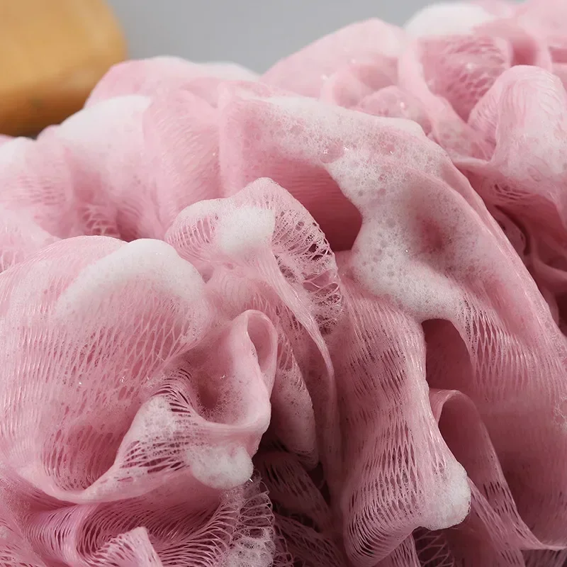 Длинная ручка, подвесная сетка для спины, ванна, душ, скруббер, губка для ванной комнаты, щетка для душа, отшелушивающий скруббер, мягкий душ