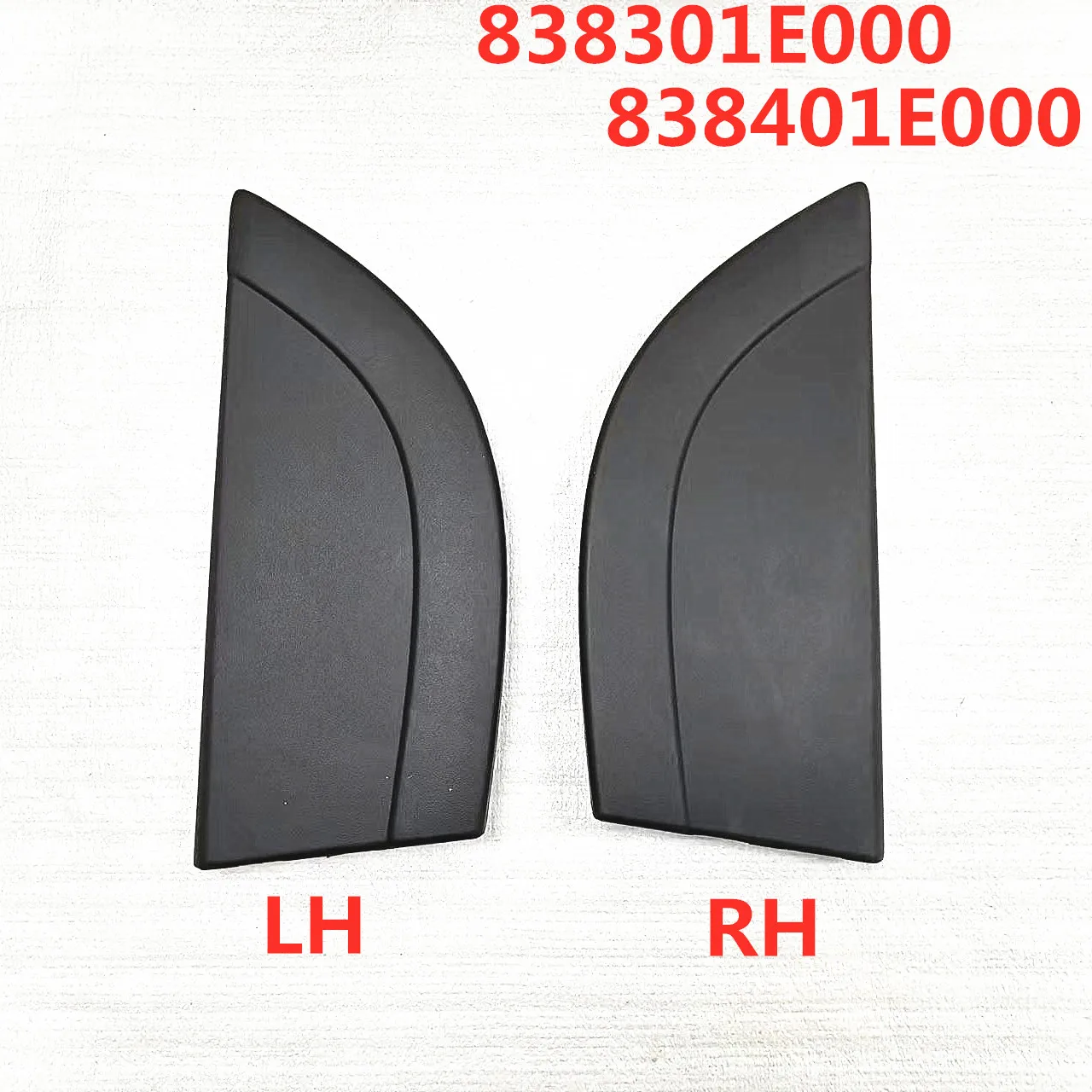 Embellecedor de puerta trasera Exterior de coche, accesorios de fácil instalación para Hyundai Accent 2006-2009 OEM 838301E000 838401E000