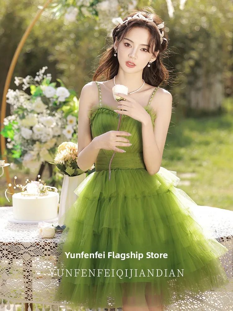 

Изысканное летнее бальное платье Fairy T Dr для дня рождения, высококачественное, для взрослых, с пышной юбкой, в стиле принцессы