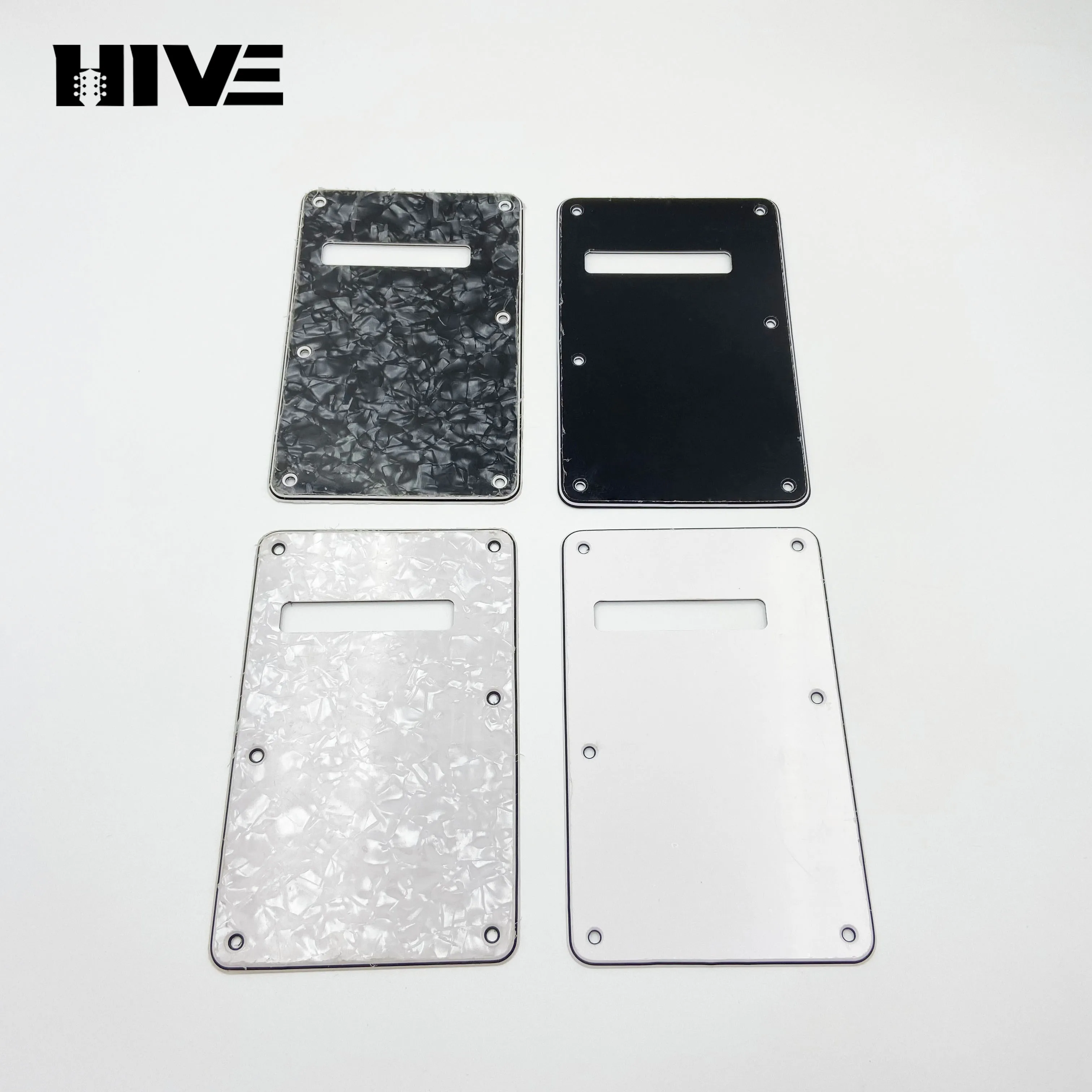 6 Holes Electric Guitar Guard Plate Guitar Back Plate Cavity Cover Pickguard for ST Modern Style Electric Guitar