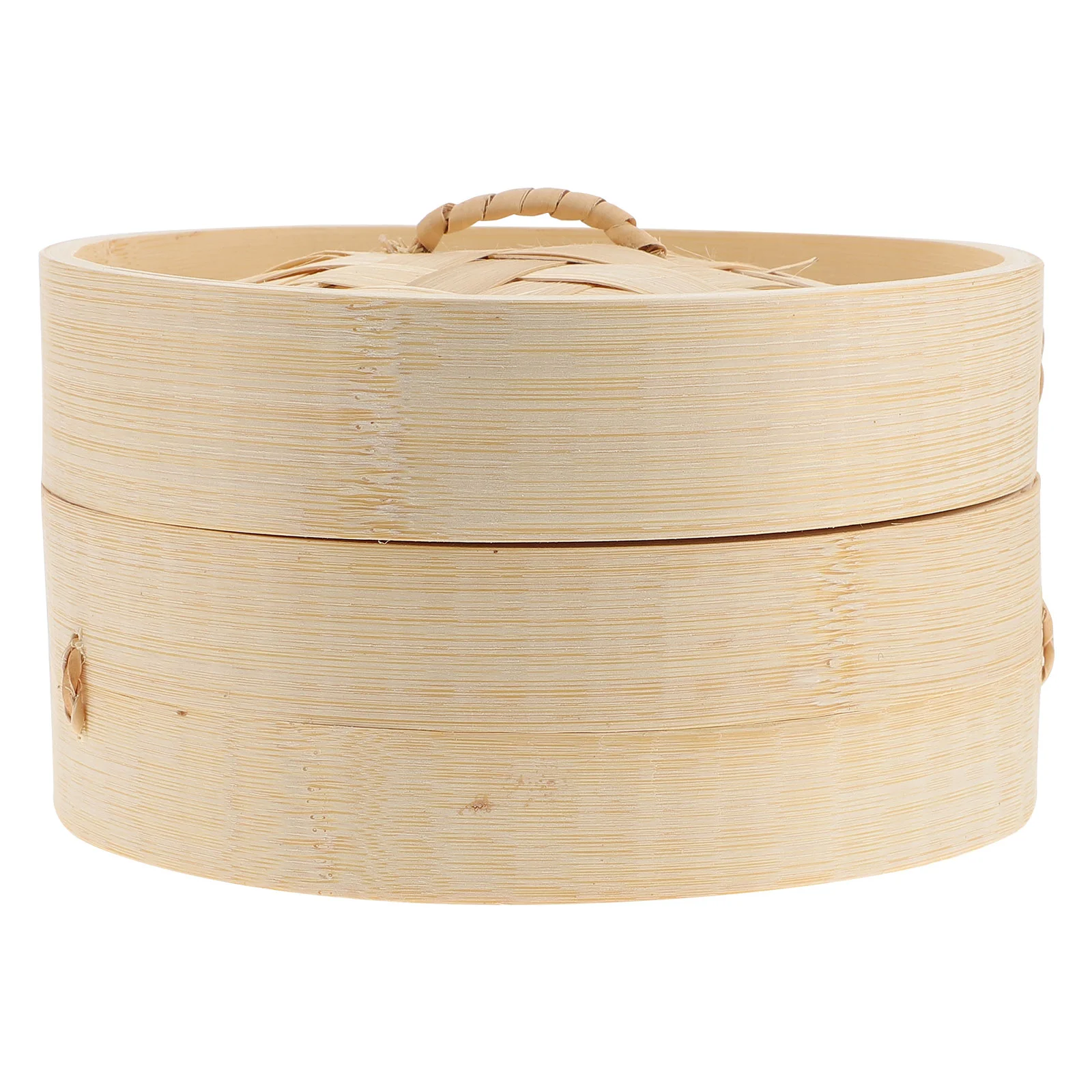 

1 Set of Bamboo Steamer Basket for Chinese Food Buns Making Steamer with Lid Kitchen Cooking Tool bamboo steaming basket