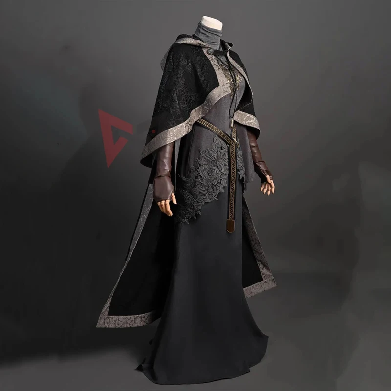 CyNew  Dark Souls Ⅲ The Fire Keeper Cosplay Costume Dress Cloak Sleeves Set For Game Party Custom Made