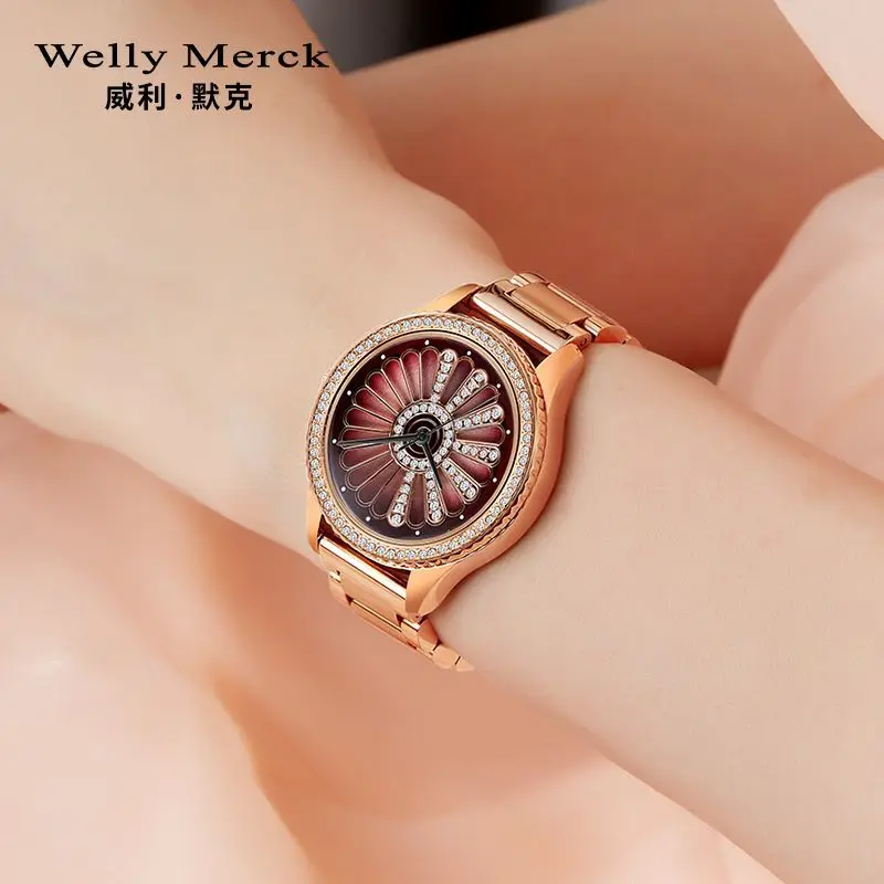 Genuine Welly Merck Ladies Fashion Watches Girl's Quartz Watches