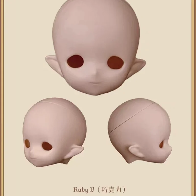 1/4 Doll\'s Head Part Imomodoll White /Tan Skin Without Makeup Miko Rucy Accessories