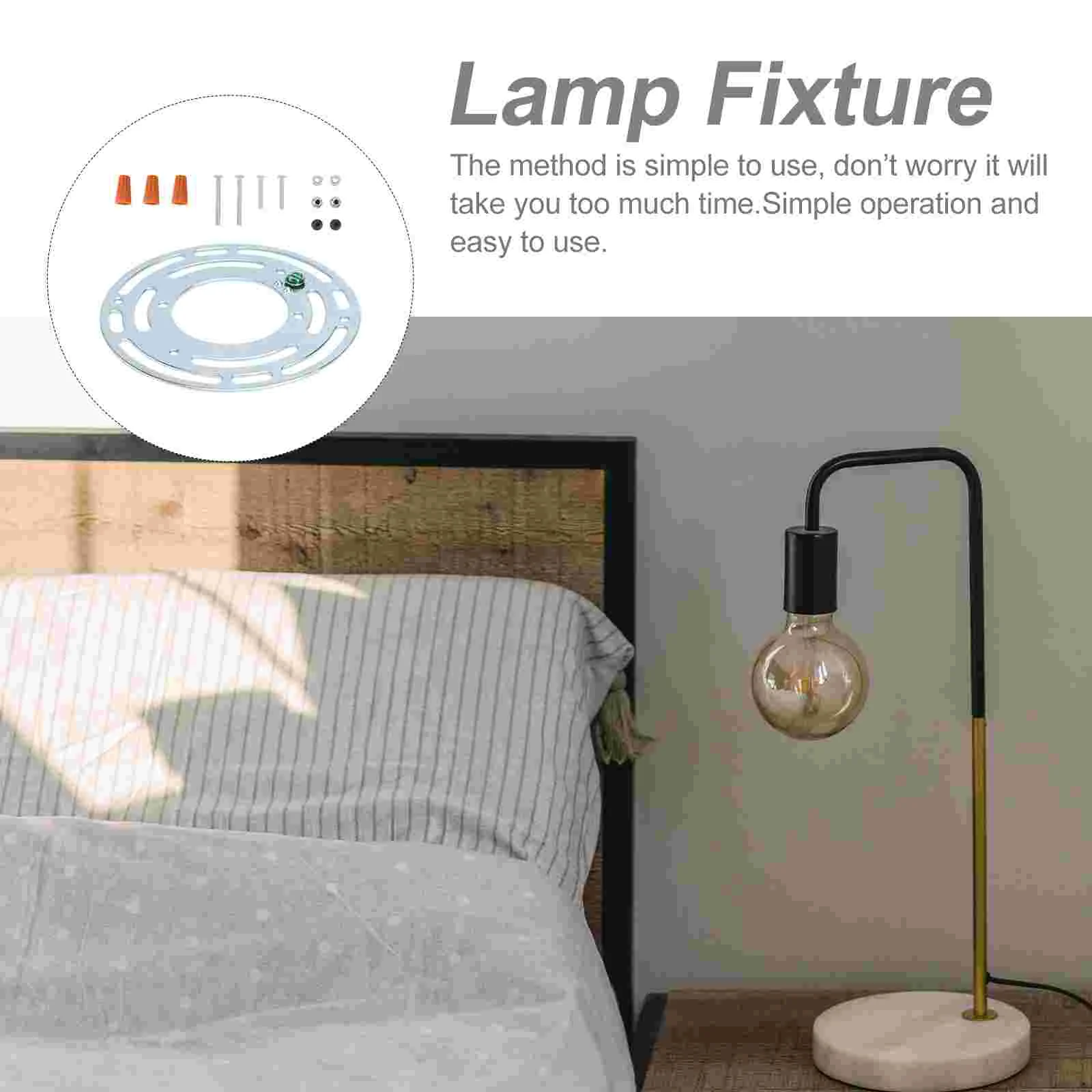 2 Sets Lamp Fixture Crossbar Light Board Efuy Security Wall Mounting Bracket Lamp Crossbar Lamps Hollow Secureid Safrisor Iron